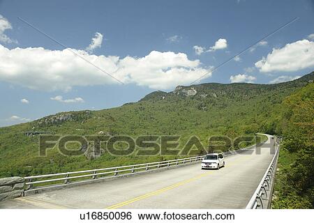 Boone, Blue Ridge Parkway, NC, North Carolina, Blue Ridge Mountains, Appalachian Mts Linn Cove Viaduct View Large Photo Image Stock Photograph - Boone, Blue Ridge Parkway, NC, North Carolina, Blue Ridge Mountains, Appalachian Mts Linn Cove Viaduct . Fotosearch