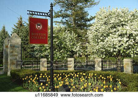Stock Photo -  Boston, MA, Massachusetts, Boston College. Fotosearch