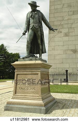 Boston, MA, Massachusetts, Bunker Hill Monument, Statue of William Prescott, Breed's Hill, Charlestown View Large Photo Image Stock Image - Boston, MA, Massachusetts, Bunker Hill Monument, Statue of William Prescott, Breed's Hill, Charlestown. Fotosearch