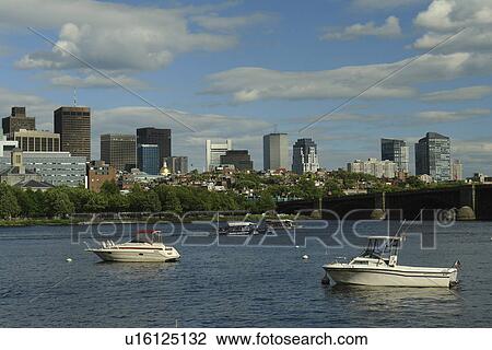 Boston, MA, Massachusetts, Charles River, downtown skyline View Large Photo Image Stock Image - Boston, MA, Massachusetts, Charles River, downtown skyline. Fotosearch