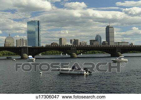 Boston, MA, Massachusetts, Charles River, downtown skyline View Large Photo Image Stock Photo - Boston, MA, Massachusetts, Charles River, downtown skyline. Fotosearch