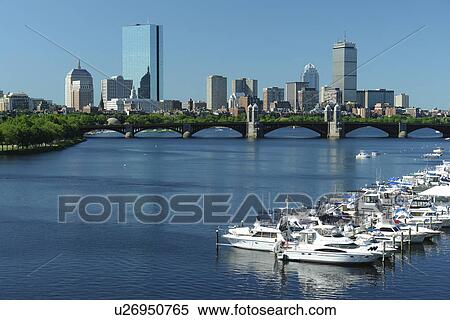 Boston, MA, Massachusetts, Charles River, downtown skyline View Large Photo Image Stock Photography - Boston, MA, Massachusetts, Charles River, downtown skyline. Fotosearch