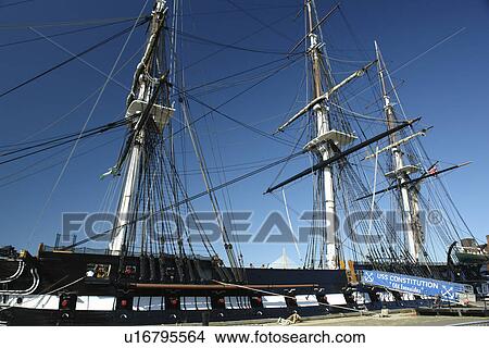 Boston, MA, Massachusetts, Charlestown Navy Yard Visitor Center, USS Constitution Museum, USS Constitution, warship View Large Photo Image Picture - Boston, MA, Massachusetts, Charlestown Navy Yard Visitor Center, USS Constitution Museum, USS Constitution, warship. Fotosearch