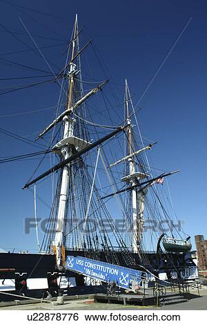 Boston, MA, Massachusetts, Charlestown Navy Yard Visitor Center, USS Constitution Museum, USS Constitution, warship View Large Photo Image Stock Photograph - Boston, MA, Massachusetts, Charlestown Navy Yard Visitor Center, USS Constitution Museum, USS Constitution, warship. Fotosearch