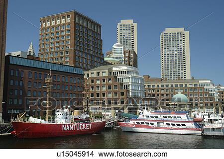 Boston, MA, Massachusetts, Downtown Skyline View Large Photo Image Picture - Boston, MA, Massachusetts, Downtown Skyline. Fotosearch