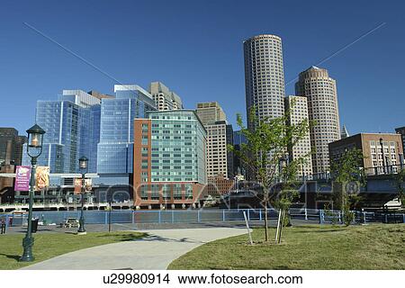 Boston, MA, Massachusetts, Downtown, skyline View Large Photo Image Picture - Boston, MA, Massachusetts, Downtown, skyline. Fotosearch