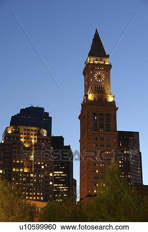 Boston, MA, Massachusetts, Downtown, evening View Large Photo Image Stock Image - Boston, MA, Massachusetts, Downtown, evening. Fotosearch