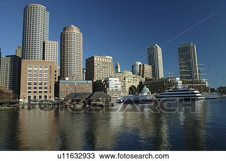 Boston, MA, Massachusetts, Downtown, skyline, harbor View Large Photo Image Stock Image - Boston, MA, Massachusetts, Downtown, skyline, harbor. Fotosearch