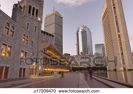 Boston, MA, Massachusetts, Downtown, skyline, Prudential Center, evening View Large Photo Image Stock Image - Boston, MA, Massachusetts, Downtown, skyline, Prudential Center, evening. Fotosearch