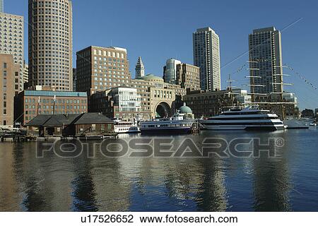 Boston, MA, Massachusetts, Downtown, skyline, harbor View Large Photo Image Stock Image - Boston, MA, Massachusetts, Downtown, skyline, harbor. Fotosearch