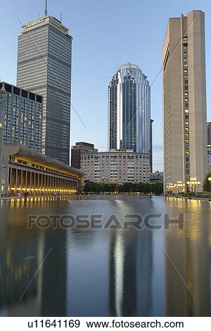 Boston, MA, Massachusetts, Downtown, skyline, Prudential Center View Large Photo Image Stock Photo - Boston, MA, Massachusetts, Downtown, skyline, Prudential Center. Fotosearch