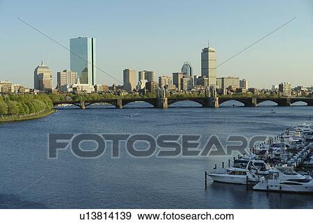 Boston, MA, Massachusetts, Downtown Skyline View Large Photo Image Stock Photo - Boston, MA, Massachusetts, Downtown Skyline. Fotosearch