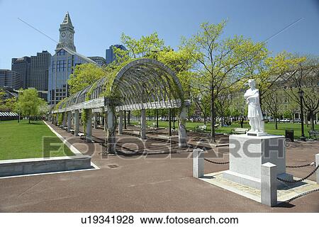 Stock Photo -  Boston, MA, Massachusetts, Downtown. Fotosearch