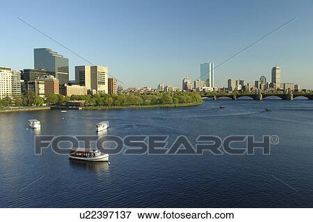 Boston, MA, Massachusetts, Downtown Skyline View Large Photo Image Stock Photo - Boston, MA, Massachusetts, Downtown Skyline. Fotosearch