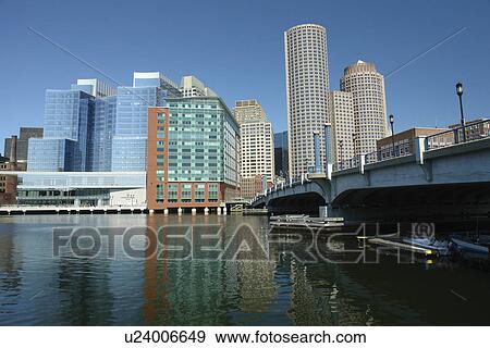 Boston, MA, Massachusetts, Downtown Skyline View Large Photo Image Stock Photo - Boston, MA, Massachusetts, Downtown Skyline. Fotosearch
