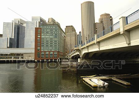 Boston, MA, Massachusetts, Downtown Skyline View Large Photo Image Stock Photo - Boston, MA, Massachusetts, Downtown Skyline. Fotosearch