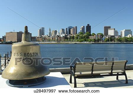 Boston, MA, Massachusetts, Downtown, skyline, harbor View Large Photo Image Stock Photo - Boston, MA, Massachusetts, Downtown, skyline, harbor. Fotosearch