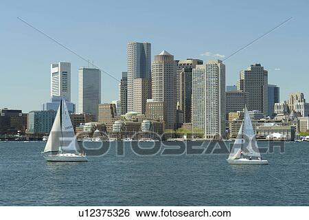 Boston, MA, Massachusetts, Downtown Skyline View Large Photo Image Stock Photograph - Boston, MA, Massachusetts, Downtown Skyline. Fotosearch