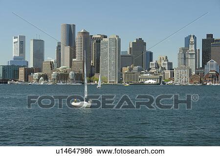 Boston, MA, Massachusetts, Downtown Skyline View Large Photo Image Stock Photograph - Boston, MA, Massachusetts, Downtown Skyline. Fotosearch