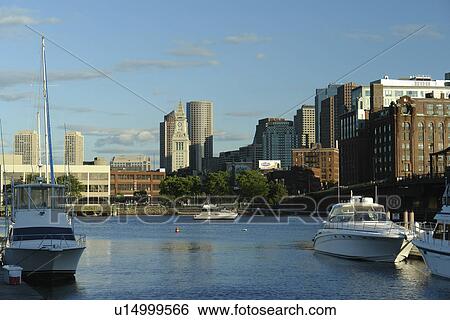 Boston, MA, Massachusetts, Downtown, skyline, Fort Point Channel View Large Photo Image Stock Photograph - Boston, MA, Massachusetts, Downtown, skyline, Fort Point Channel. Fotosearch