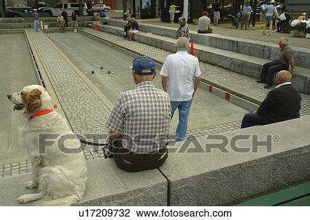 Boston, MA, Massachusetts, men playing a game of bocce in park View Large Photo Image Stock Image - Boston, MA, Massachusetts, men playing a game of bocce in park. Fotosearch