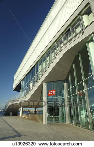 Stock Image -  Boston, MA, Massachusetts, The Institute of Contemporary Art. Fotosearch