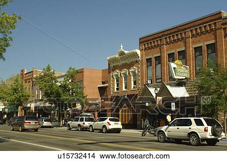 Bozeman, MT, Montana, downtown View Large Photo Image Picture - Bozeman, MT, Montana, downtown. Fotosearch