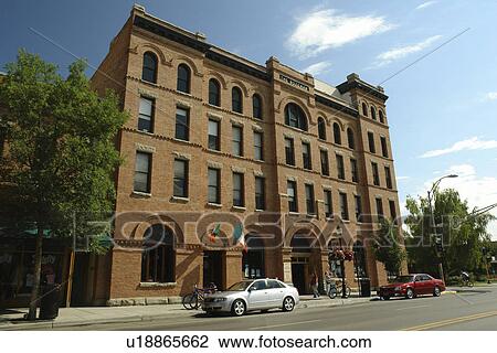 Stock Image -  Bozeman, MT, Montana, downtown, The Bozeman. Fotosearch