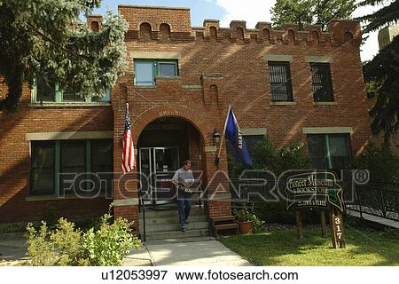 Bozeman, MT, Montana, Gallatin Pioneer Museum and Book Store, 1911 county jail View Large Photo Image Stock Photo - Bozeman, MT, Montana, Gallatin Pioneer Museum and Book Store, 1911 county jail. Fotosearch