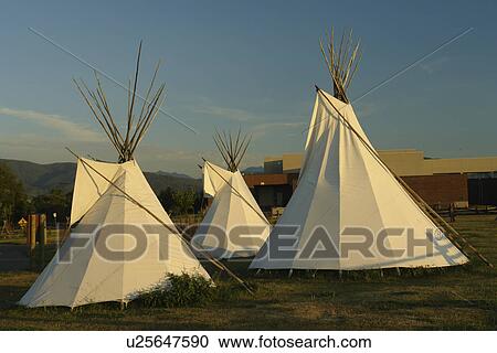 Bozeman, MT, Montana, Museum of the Rockies, tepees View Large Photo Image Stock Image - Bozeman, MT, Montana, Museum of the Rockies, tepees. Fotosearch
