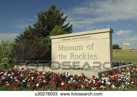 Bozeman, MT, Montana, Museum of the Rockies, entrance sign View Large Photo Image Stock Image - Bozeman, MT, Montana, Museum of the Rockies, entrance sign. Fotosearch