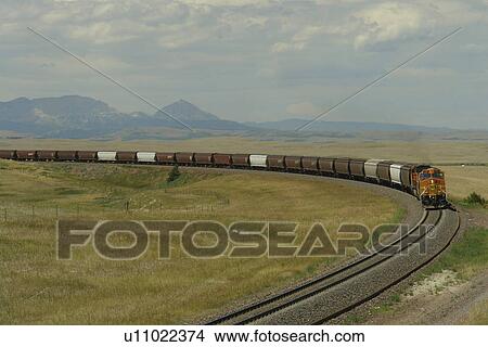 Browning, MT, Montana, Rocky Mountains, Blackfeet Indian Reservation, BNSF, freight train View Large Photo Image Picture - Browning, MT, Montana, Rocky Mountains, Blackfeet Indian Reservation, BNSF, freight train. Fotosearch