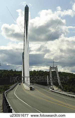 Bucksport, ME, Maine, Penobscot Narrows Bridge & Observatory View Large Photo Image Stock Photo - Bucksport, ME, Maine, Penobscot Narrows Bridge & Observatory. Fotosearch
