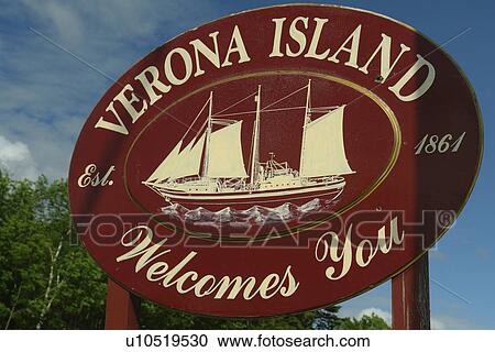 Bucksport, ME, Maine, Verona Island Welcomes You, sign View Large Photo Image Stock Image - Bucksport, ME, Maine, Verona Island Welcomes You, sign. Fotosearch