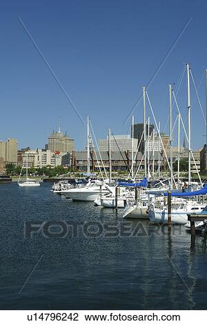 Buffalo, NY, New York, Lake Erie, Erie Basin Marina, downtown skyline View Large Photo Image Stock Image - Buffalo, NY, New York, Lake Erie, Erie Basin Marina, downtown skyline. Fotosearch