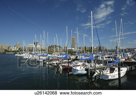Buffalo, NY, New York, Lake Erie, Erie Basin Marina, downtown skyline View Large Photo Image Stock Photo - Buffalo, NY, New York, Lake Erie, Erie Basin Marina, downtown skyline. Fotosearch