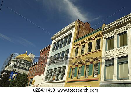 Stock Photo -  Buffalo, NY, New York, Lake Erie, downtown skyline. Fotosearch