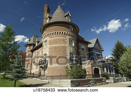 Stock Image -  Butte, MT, Montana, Arts Chateau. Fotosearch