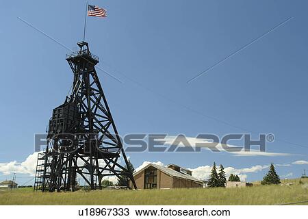 Butte, MT, Montana, Berkeley Pit, old open pit mine, mine shaft, mine headframe View Large Photo Image Stock Image - Butte, MT, Montana, Berkeley Pit, old open pit mine, mine shaft, mine headframe. Fotosearch