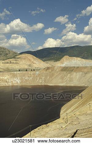 Butte, MT, Montana, Berkeley Pit, old open pit mine View Large Photo Image Stock Image - Butte, MT, Montana, Berkeley Pit, old open pit mine. Fotosearch