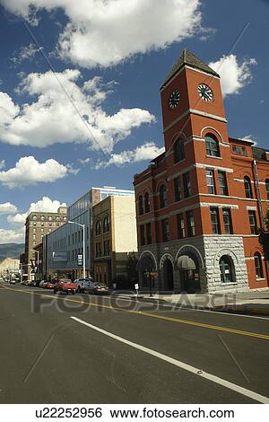 Butte, MT, Montana, downtown, City Hall View Large Photo Image Stock Photograph - Butte, MT, Montana, downtown, City Hall. Fotosearch
