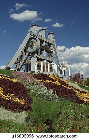 Stock Photograph -  Butte, MT, Montana, Lexington Stamp Mill. Fotosearch