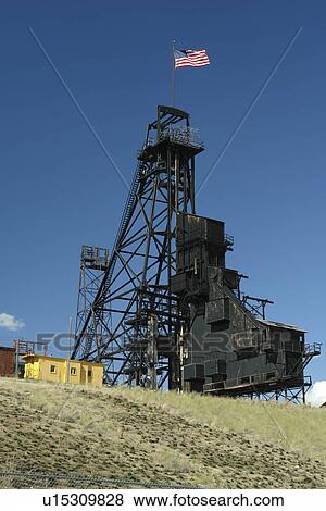 Butte, MT, Montana, Montana's Copperway, Anselmo Mine Yard View Large Photo Image Stock Photo - Butte, MT, Montana, Montana's Copperway, Anselmo Mine Yard. Fotosearch