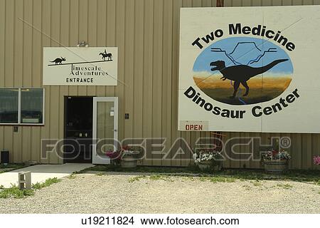 Bynum, MT, Montana, Two Medicine Dinosaur Center View Large Photo Image Picture - Bynum, MT, Montana, Two Medicine Dinosaur Center. Fotosearch