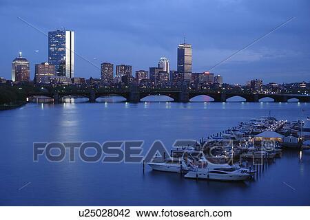 Cambridge, Boston, MA, Massachusetts, evening View Large Photo Image Stock Image - Cambridge, Boston, MA, Massachusetts, evening. Fotosearch