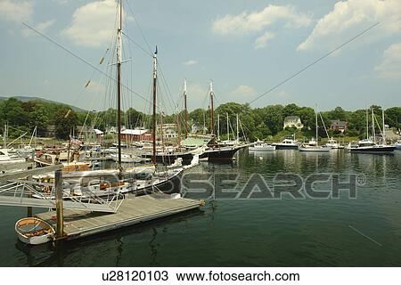 Camden, ME, Maine, harbor View Large Photo Image Stock Image - Camden, ME, Maine, harbor. Fotosearch