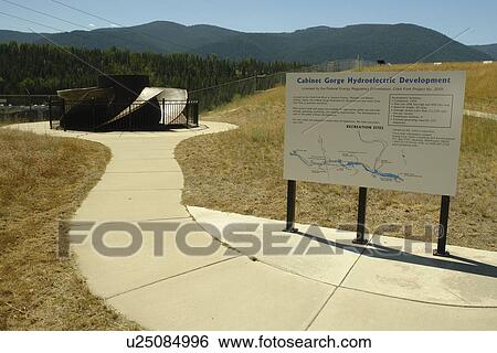 Clark Fork, ID, Idaho, Cabinet Gorge Dam, hydroelectric development, Clark Fork River View Large Photo Image Stock Photograph - Clark Fork, ID, Idaho, Cabinet Gorge Dam, hydroelectric development, Clark Fork River. Fotosearch