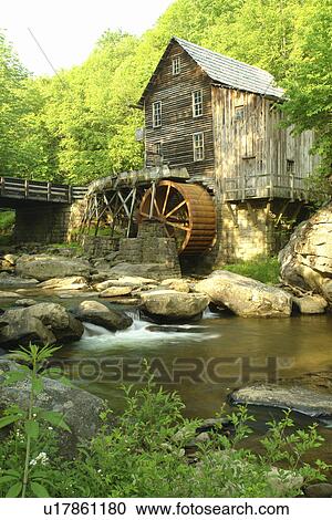 Clifftop, WV, West Virginia, Babcock State Park, The Glade, Glade Creek Grist Mill View Large Photo Image Stock Image - Clifftop, WV, West Virginia, Babcock State Park, The Glade, Glade Creek Grist Mill. Fotosearch