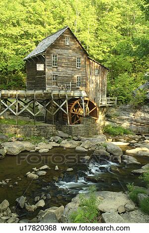 Clifftop, WV, West Virginia, Babcock State Park, The Glade, Glade Creek Grist Mill View Large Photo Image Stock Photo - Clifftop, WV, West Virginia, Babcock State Park, The Glade, Glade Creek Grist Mill. Fotosearch