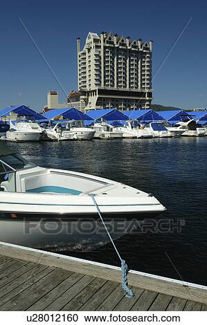 Stock Image -  Coeur D' Alene, ID, Idaho, Coeur D' Alene Resort, Lake Coeur D' Alene. Fotosearch